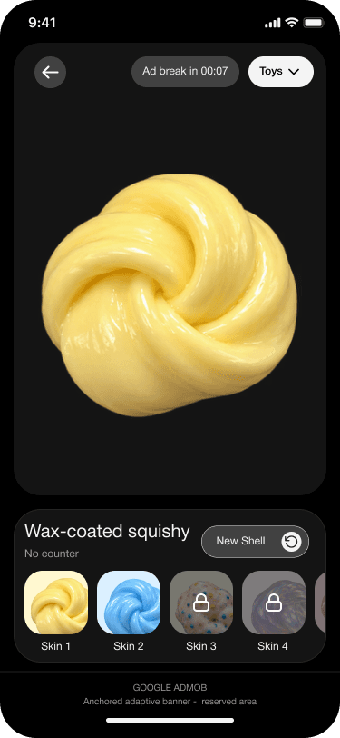 ASMR Squishy screen